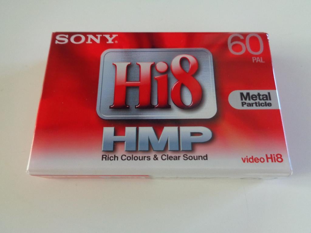 Cassette audio Sony HI8 60 Neuve Vierge, Envoi, Neuf, dans son emballage, 1 cassette audio, Originale