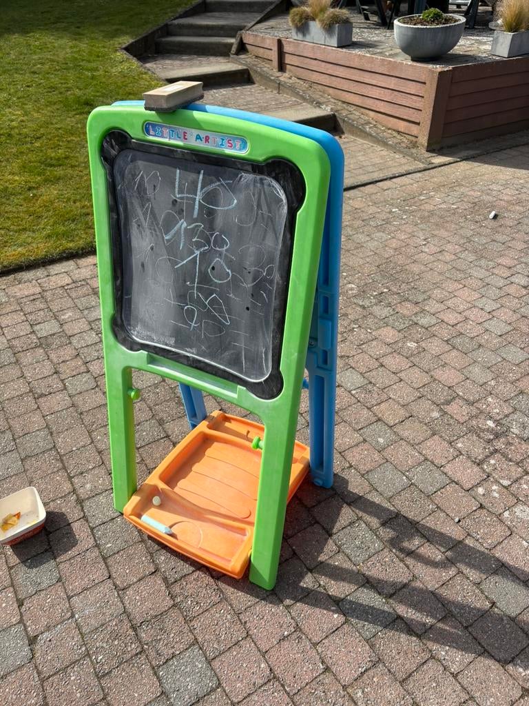 Tekenbord krijt en stift, Kinderen en Baby's, Ophalen, Gebruikt