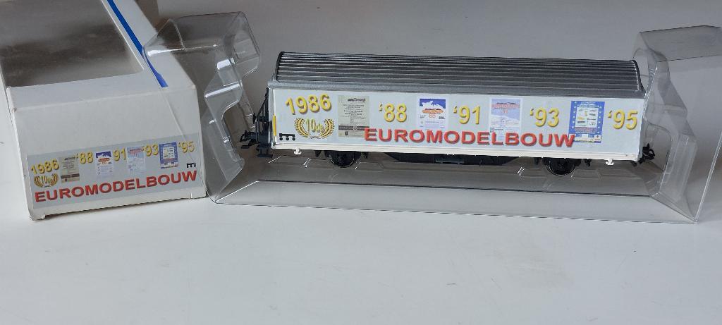 MARKLIN WAGON 10de EUROMODELBOUW 1986-1995 HO*AC* V2, Hobby & Loisirs créatifs, Analogique, Courant alternatif, Wagon, Comme neuf