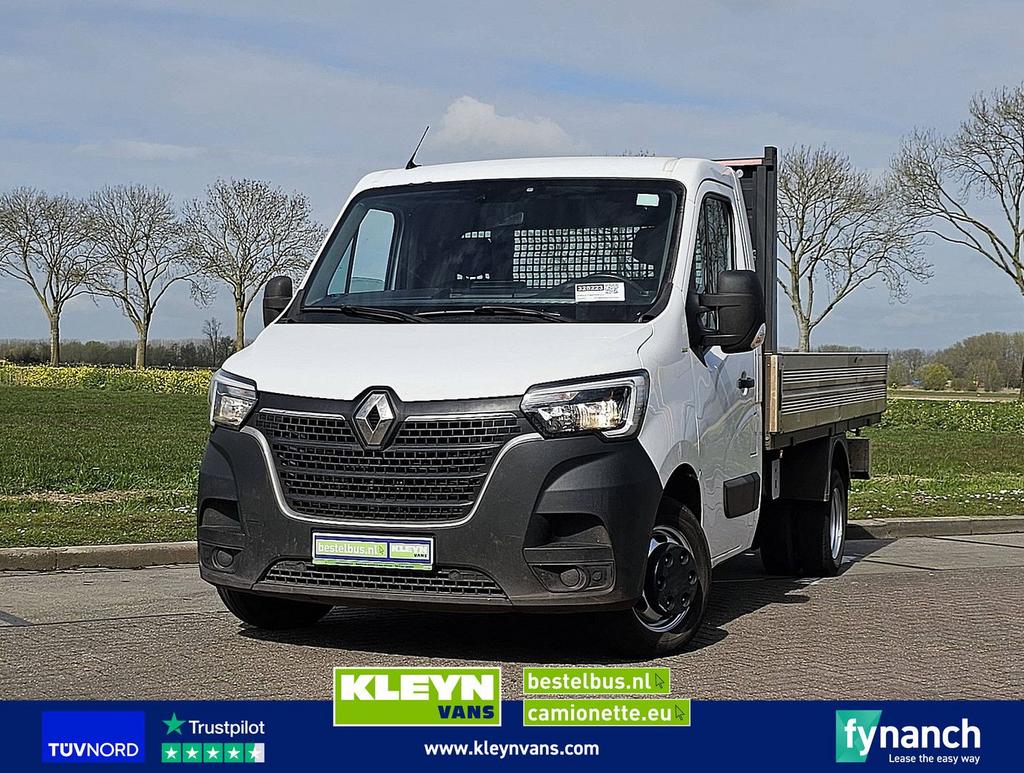 Renault MASTER 2.3 Open-Laadbak Euro6 !, Auto's, Bestelwagens en Lichte vracht, Renault, Wit, Bedrijf, Te koop