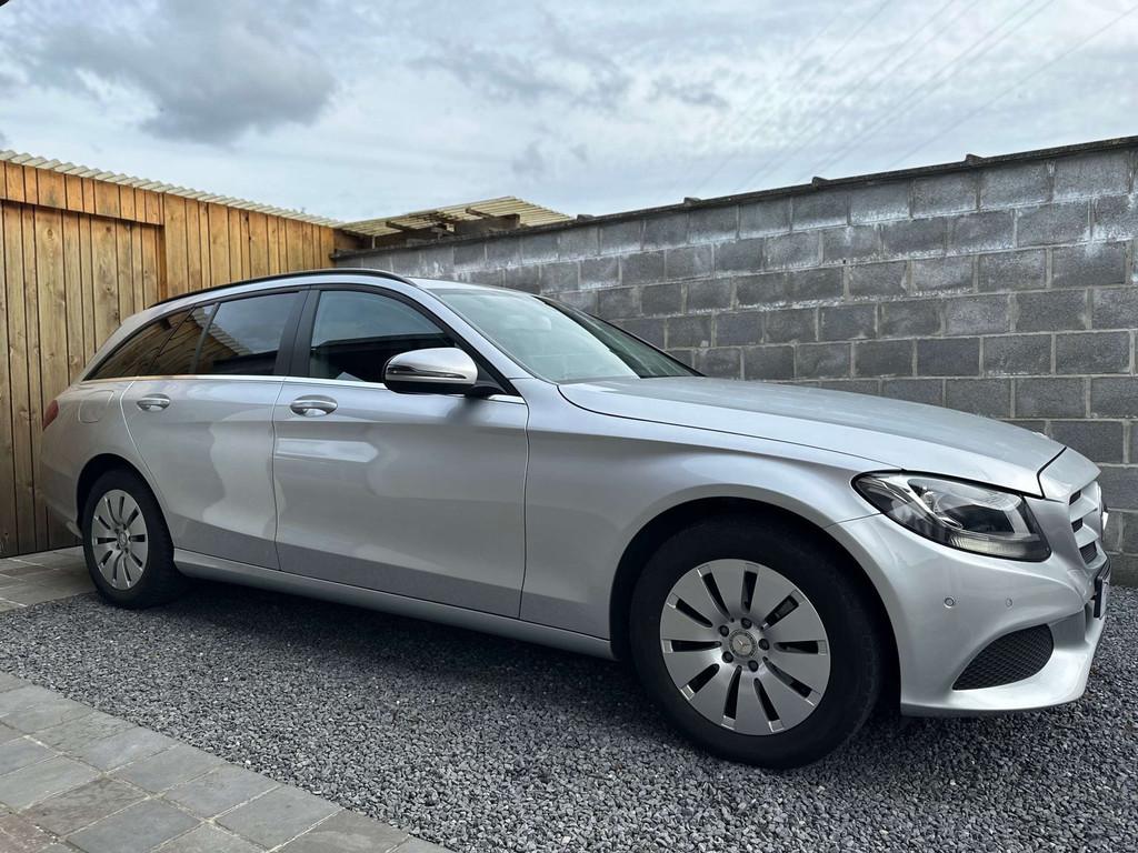 Mercedes-Benz C-Klasse 200 d Led Navigatie Leder BT Pdc Came, Autos, Cuir, Argent ou Gris, Achat, Entreprise