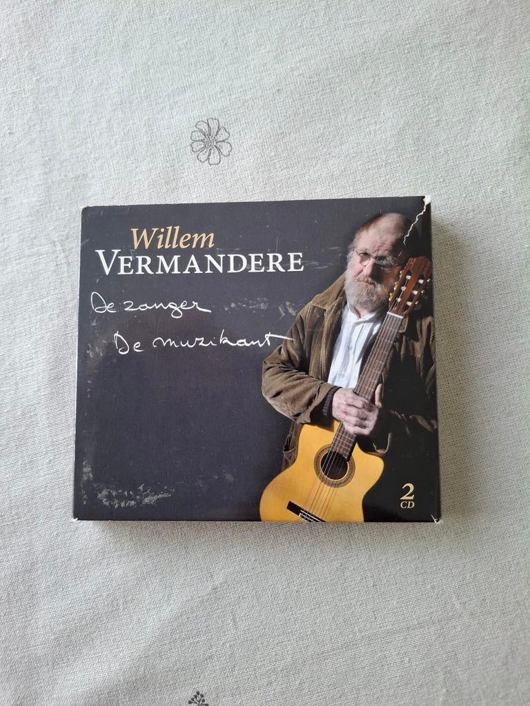 Dubbel cd willem vermandere  de zanger de muzikant, Ophalen of Verzenden