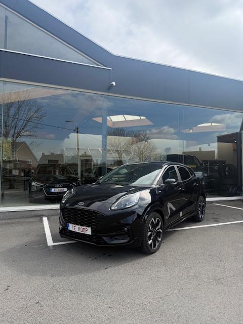Ford Puma ST-line X ecoboost full option automaat, 114 kW, Puma, Leder en Stof, Zwart