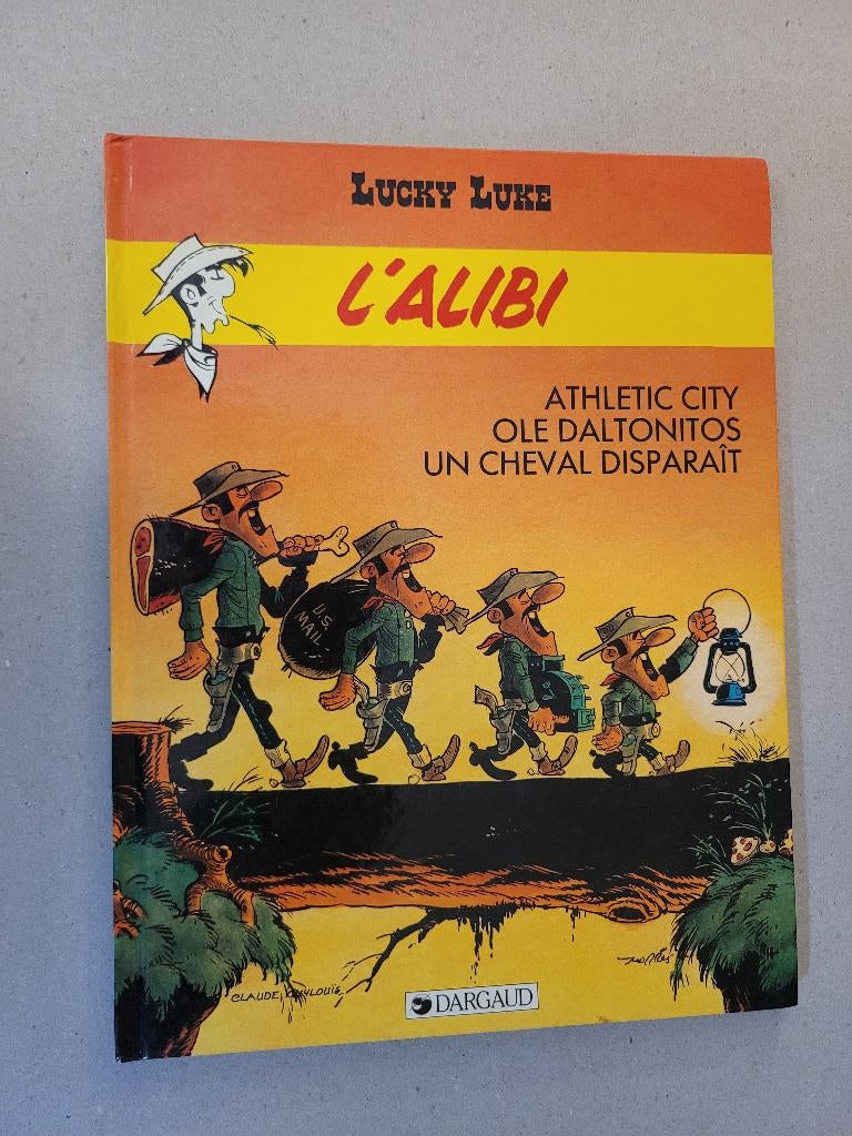 Lucky Luke, "L'alibi", Livres, Une BD, Utilisé, Morris, Envoi