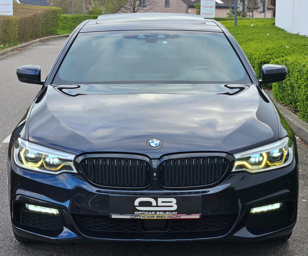 *** Bmw 520 d - M Pack - 2018 - Full option - Garantie ***, Auto's, Automaat, 1995 cc, Blauw, 140 kW