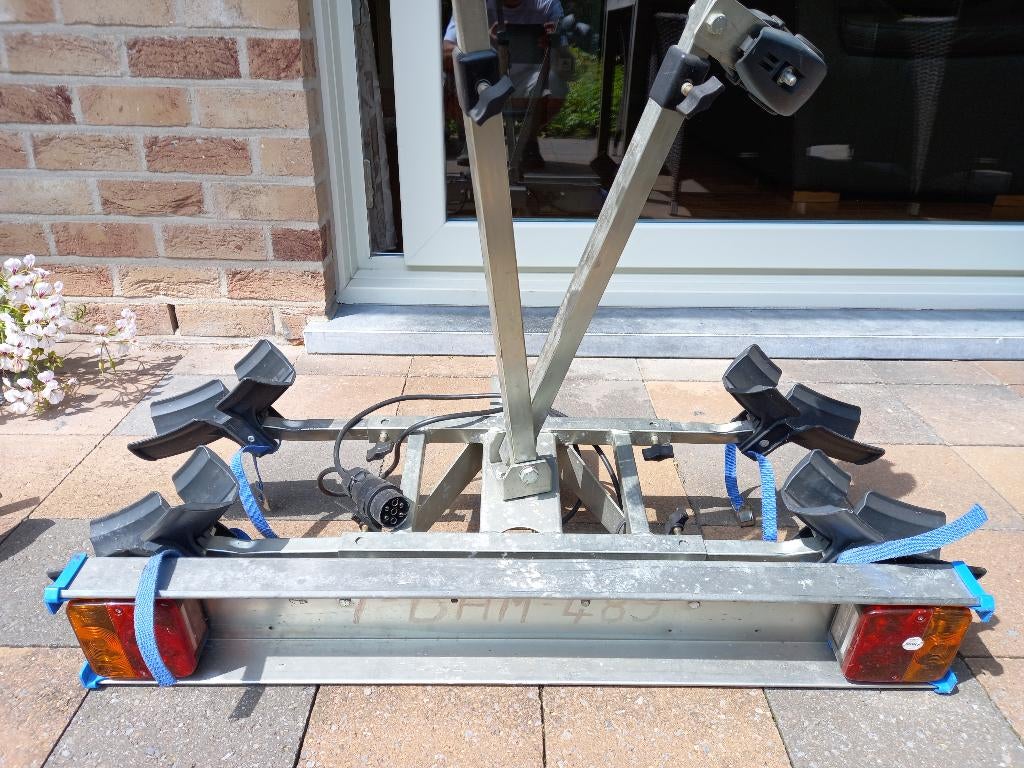 fietsenrek auto, Auto diversen, Fietsendragers, Ophalen, 2 fietsen, Gebruikt, Trekhaakdrager