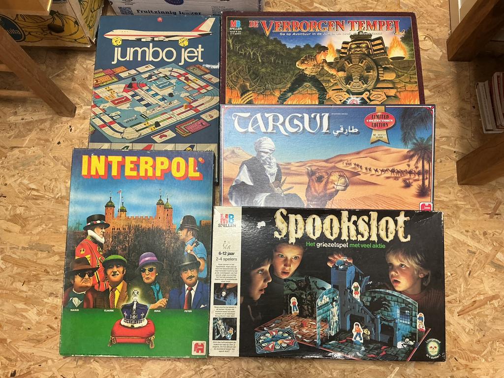 Vintage Bordspellen MB en Jumbo, Ophalen, Gebruikt