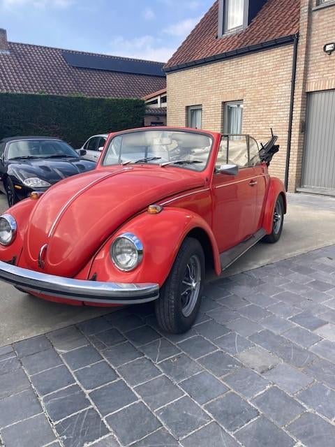 VW COX CABRIO 1970, Autos, Volkswagen, Rouge, Achat, Cabriolet, Boîte manuelle
