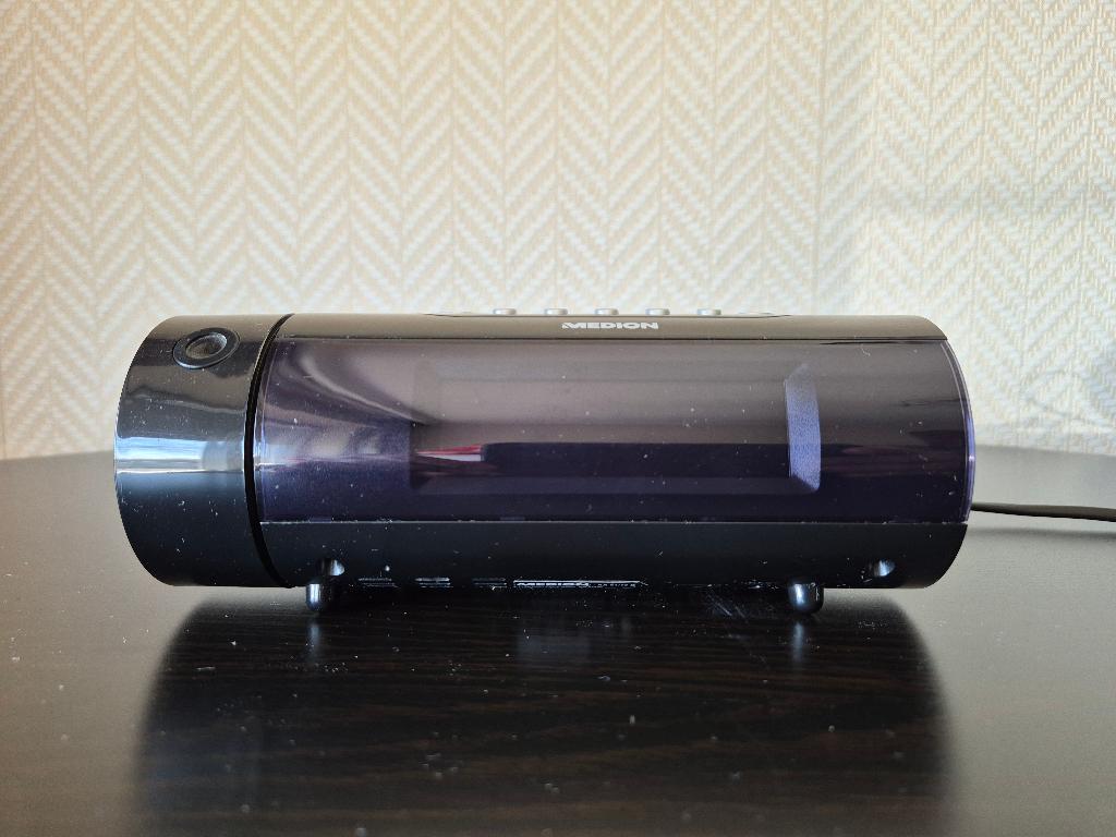 Digitale wekkerradio met projector, Elektronische apparatuur, Wekkers, Ophalen of Verzenden, Gebruikt, Digitaal