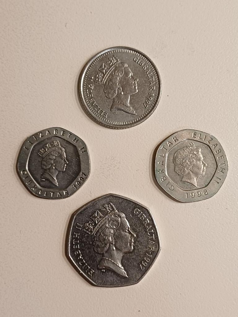 Munten Gibraltar, Ophalen of Verzenden