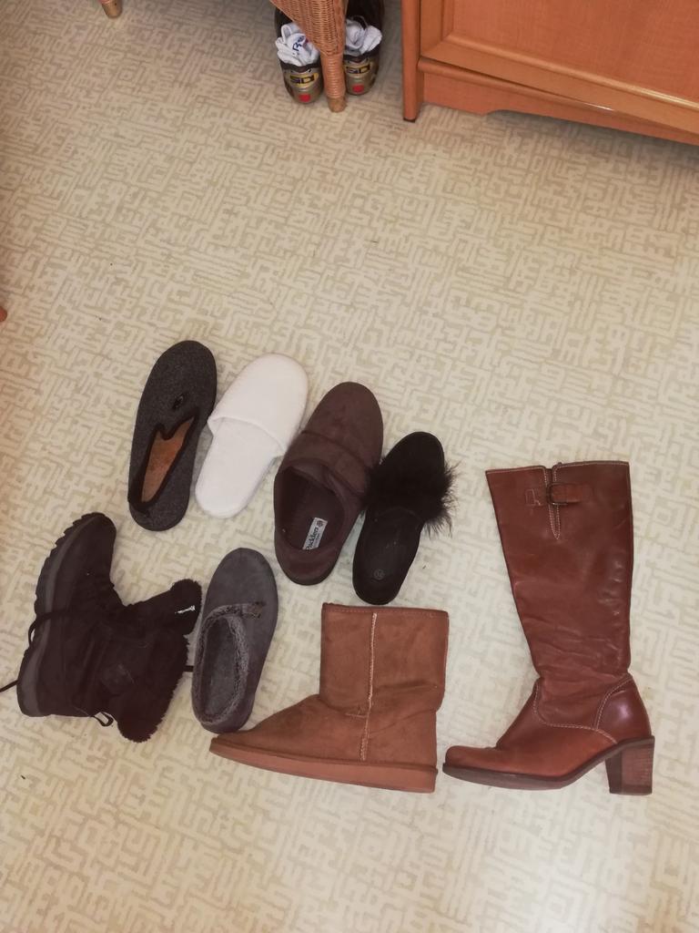 laarzen en schoenen, Ophalen, Gedragen