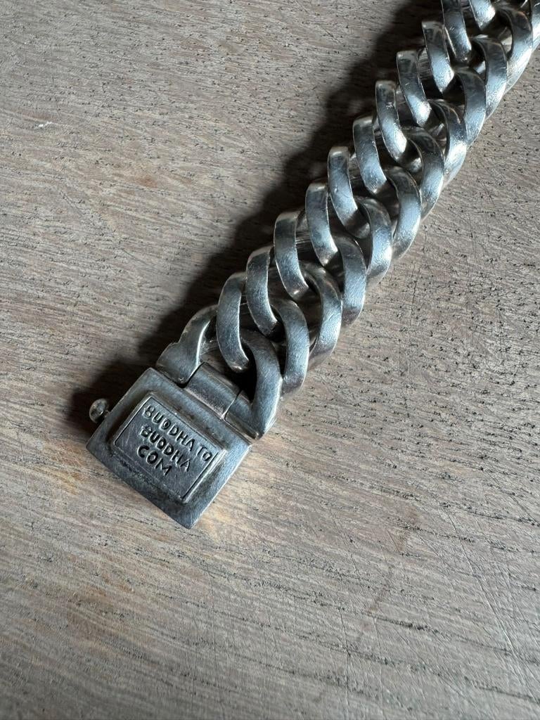 Buddha to Buddha armband Chain smal zilver buddhatobuddha, Handtassen en Accessoires, Armbanden, Ophalen of Verzenden, Gebruikt
