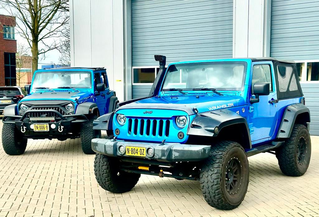 ‼️JEEP WRANGLER JK 3.8 V6 EXTREME ICE BLUE HARD/SOFTTOP‼️, Auto's, Euro 5, Stof, 1800 kg, Blauw
