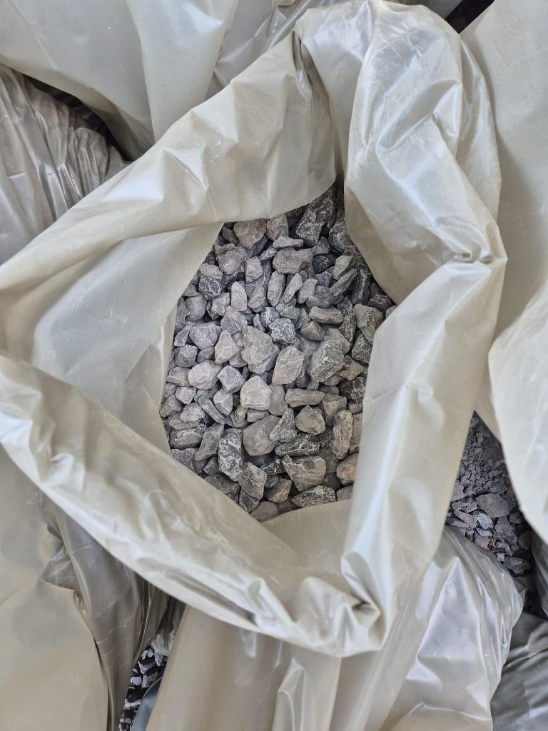 Siergrind Breuksteen 20/32 mm in zakken, Jardin & Terrasse, Gris, Gravier, Enlèvement, Utilisé