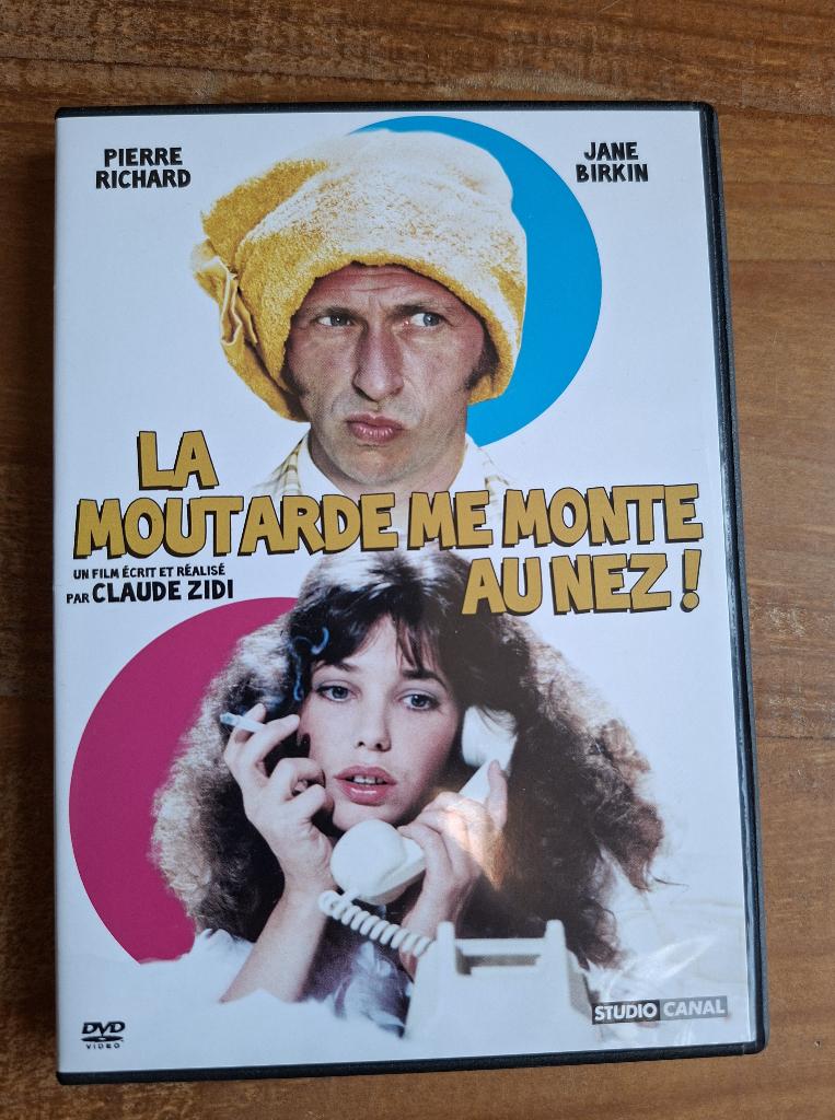 La moutarde me monte au nez ! - Pierre Richard - Jane Birkin, Ophalen of Verzenden, Gebruikt, Overige genres