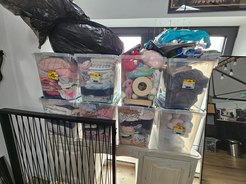 Lot de vêtement filles bébé à 4 ans  et autre, Kinderen en Baby's, Babykleding | Overige, Ophalen