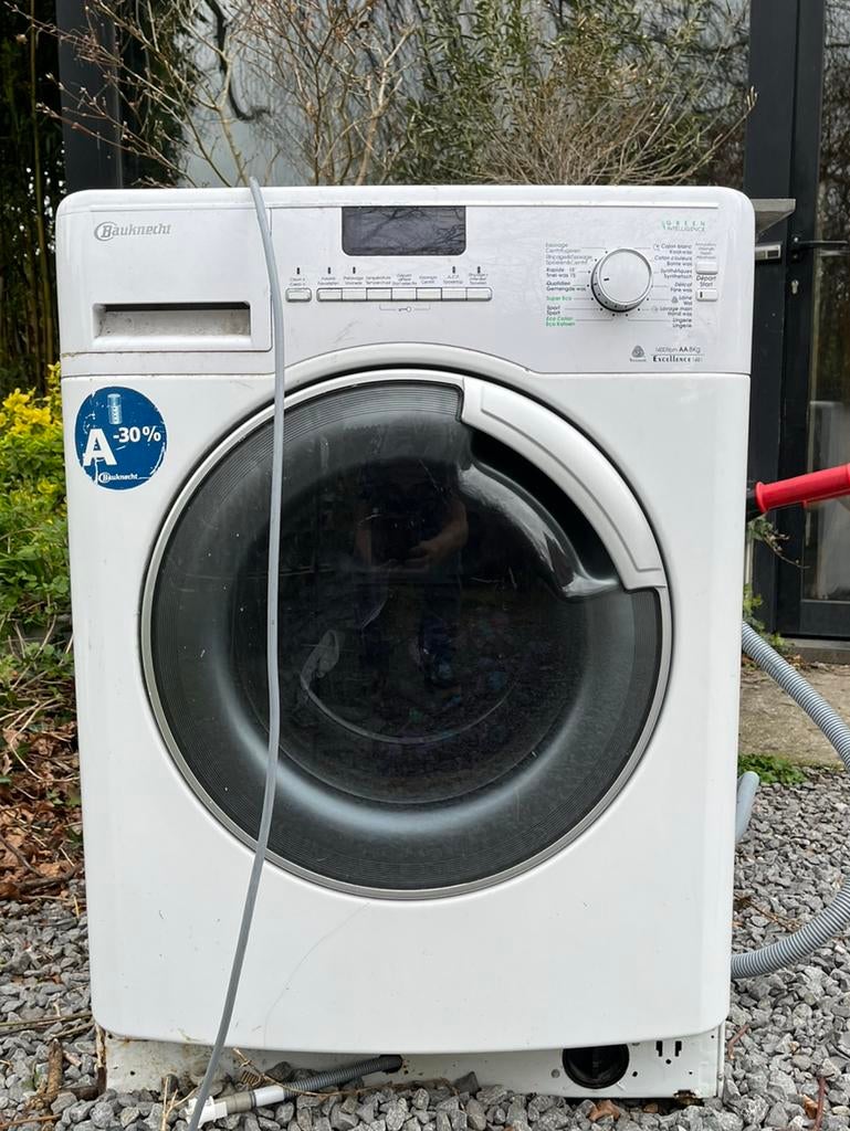 Goed werkende wasmachine bauknecht label A, Ophalen, Gebruikt, Energieklasse A of zuiniger, 1200 tot 1600 toeren