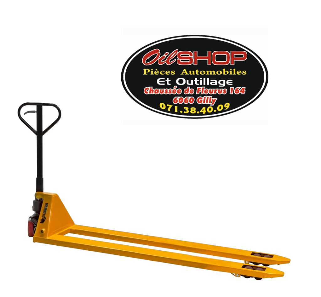 Transpalette 2000 kg, longueur 200 cm, Enlèvement, Neuf