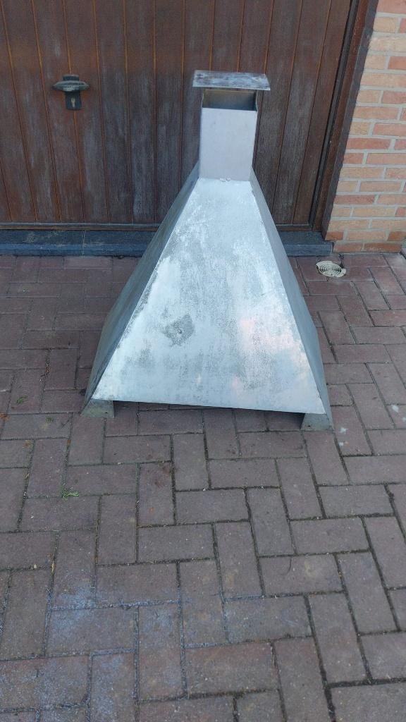 Cheminée en zinc, Enlèvement, Utilisé, Zelfgemaakt