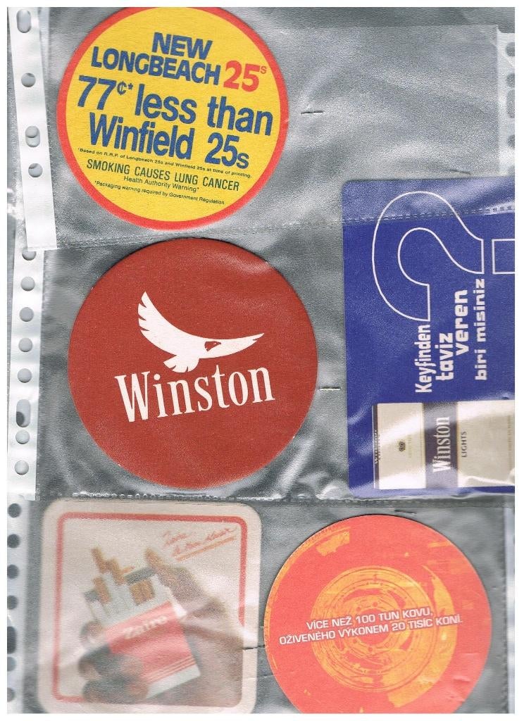 BIERVILTJES THEMA TABAK, Verzenden, Nieuw, Overige typen