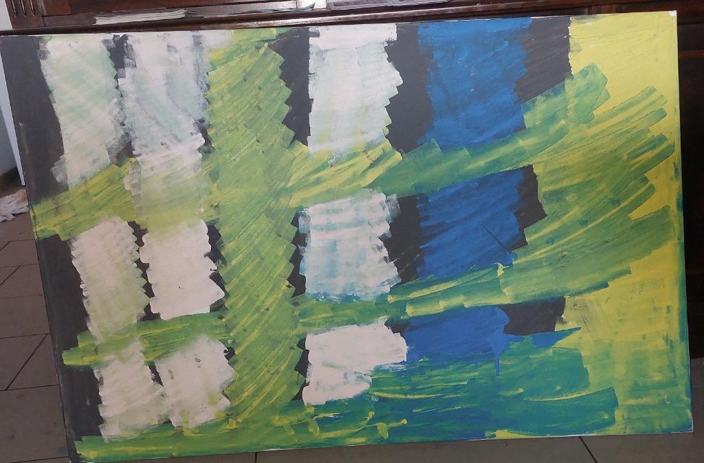 Accord rythmique, Antiquités & Art, Art | Peinture | Abstraite, Envoi