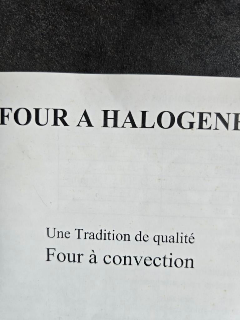 Four halogène à convection, Electroménager, Enlèvement