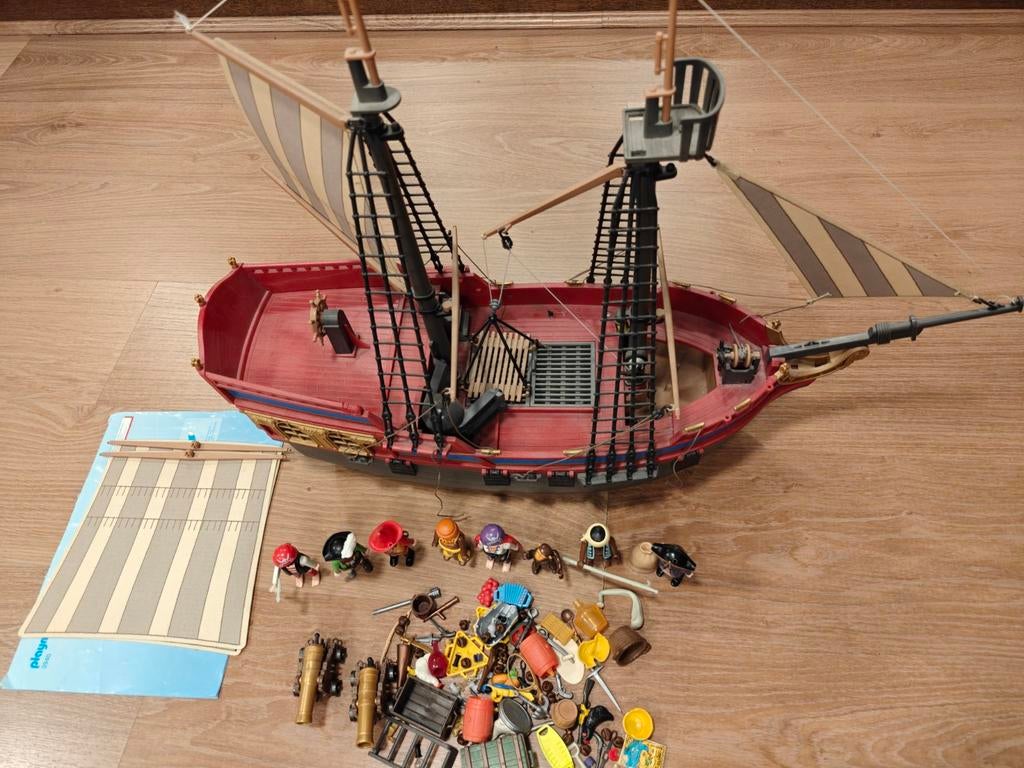 Playmobil piratenboot met veel toebehoren., Kinderen en Baby's, Speelgoed | Playmobil, Ophalen