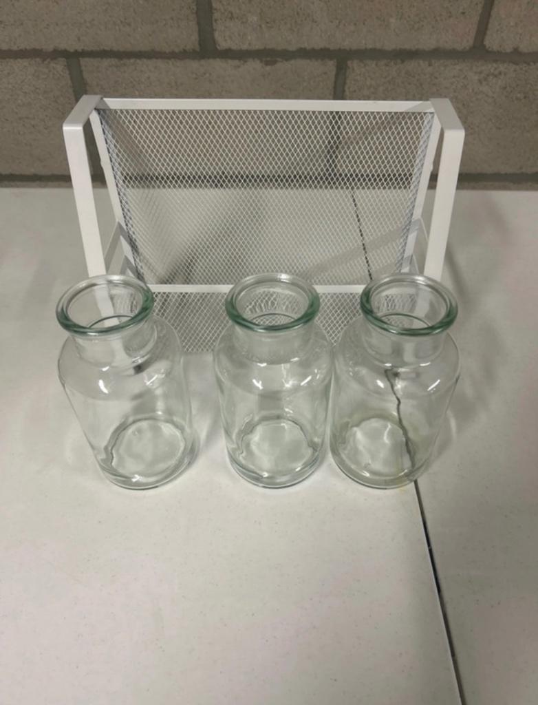 Standaard+3glazen bokalen, Ophalen of Verzenden