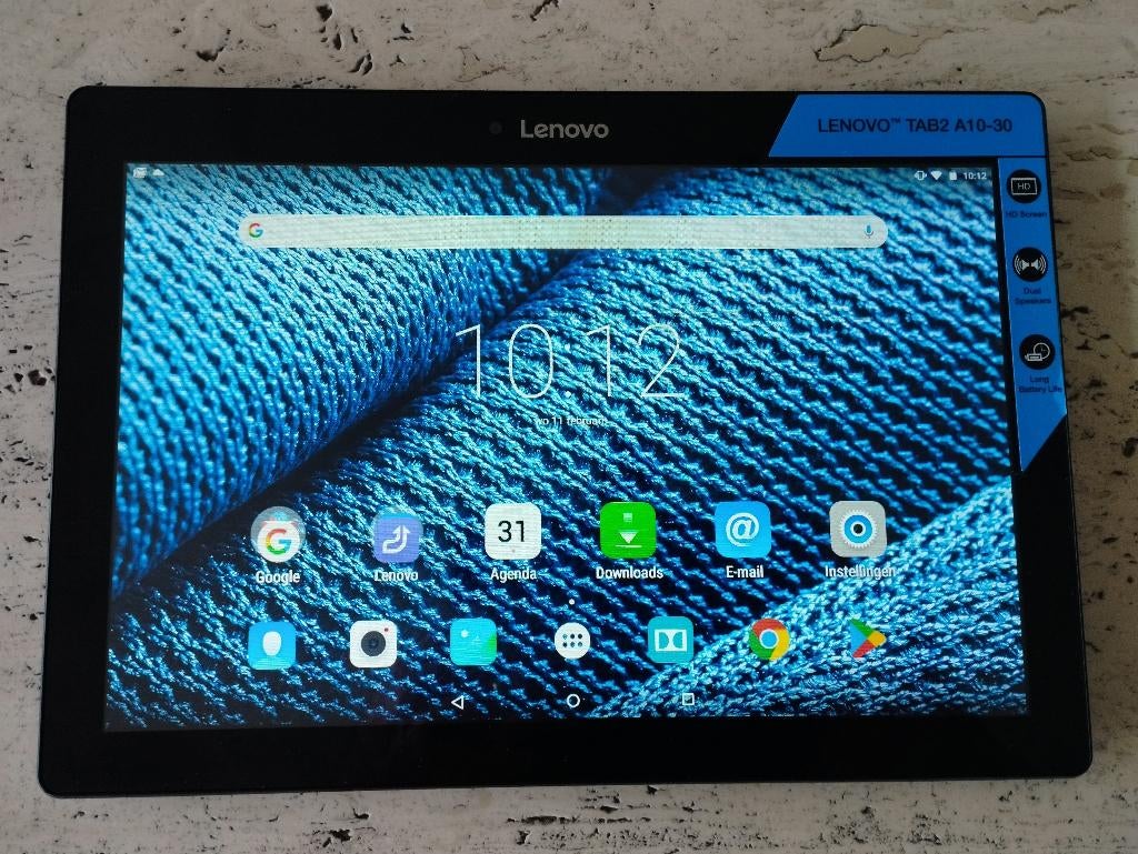 TABLET LENOVO, Informatique & Logiciels, Android Tablettes, 10 pouces, Comme neuf, Enlèvement, Mémoire extensible