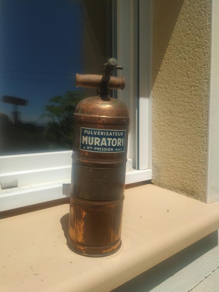 Antiquity Muratori Paris koperen sproeier, Antiek en Kunst, Antiek | Gereedschap en Instrumenten, Ophalen of Verzenden