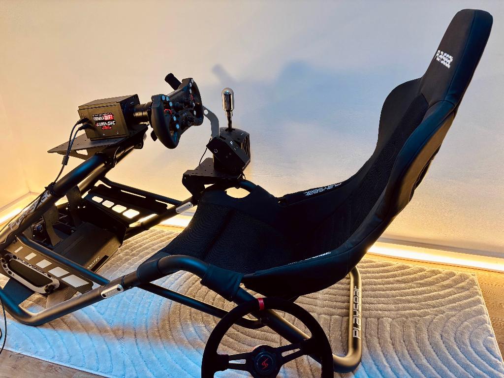Setup SimRacing SIMAGIC/FANATEC Complet - État Nickel ️, Enlèvement, Comme neuf