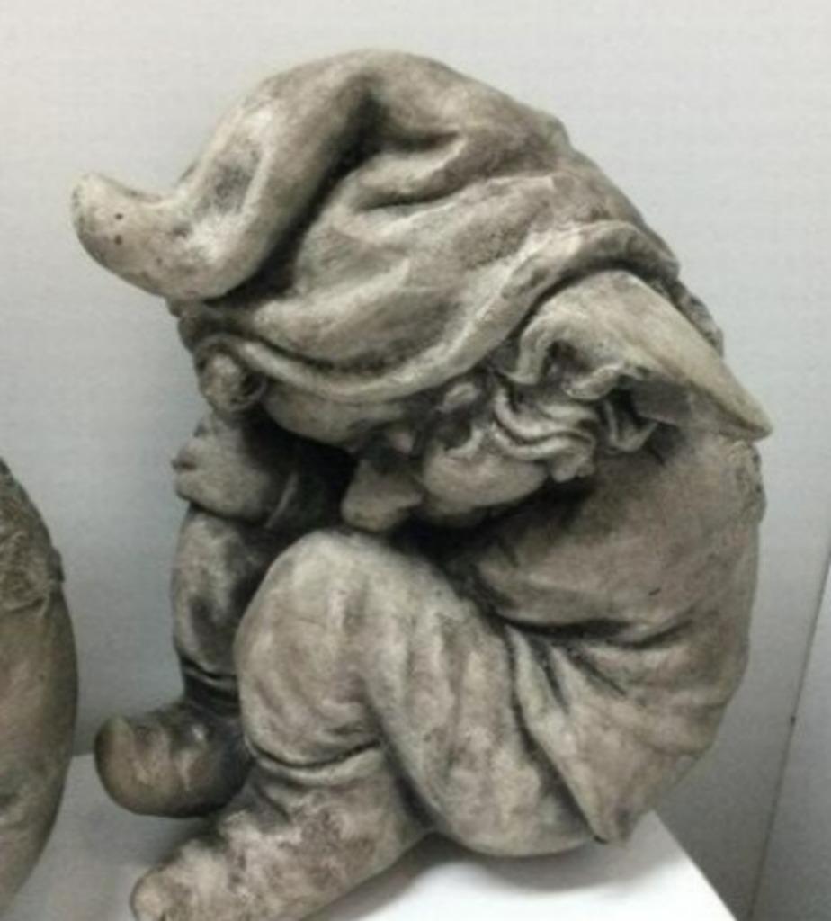 Statues de jardin - lot de 3 lutins différents, Enlèvement ou Envoi, Neuf, Pierre, Nain de jardin