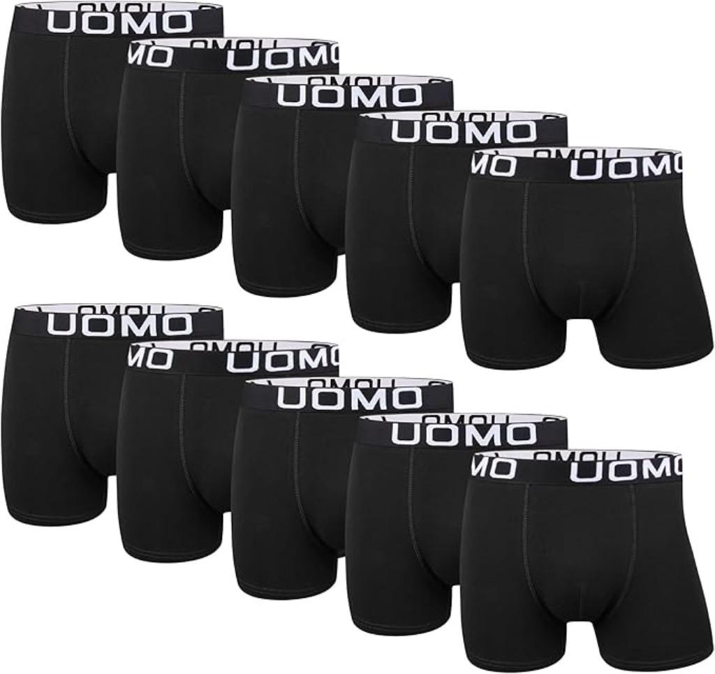 Lot de 10 boxers L&K LIVRAISON RAPIDE ET GRATUITE, Envoi, Noir, Boxer