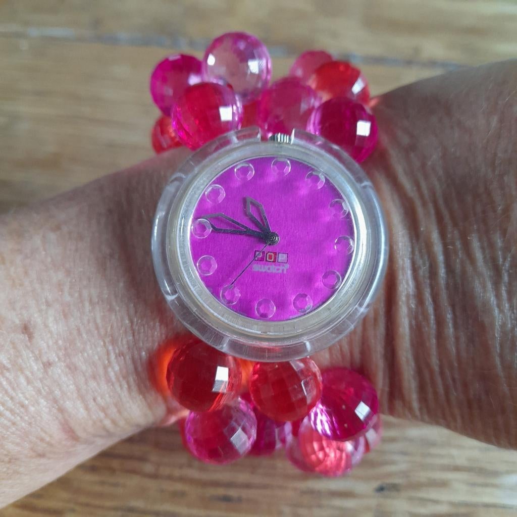 Vintage ladies Pop Swatch Pink, Ophalen of Verzenden