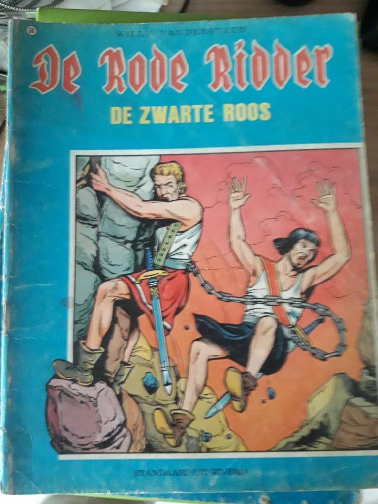 De rode ridder 36 De zwarte Roos, Boeken, Stripverhalen, Gelezen, Willy Vandersteen, Eén stripboek, Ophalen of Verzenden