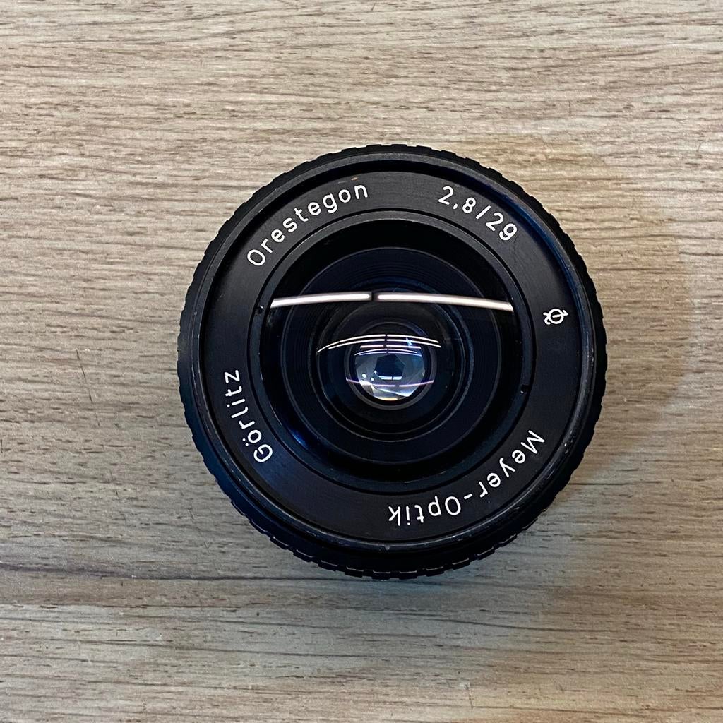 Meyer-Optik Görlitz Orestegon 29mm f2.8, Zebra M42 *c/neuf, TV, Hi-fi & Vidéo, Enlèvement ou Envoi, Comme neuf, Reflex miroir