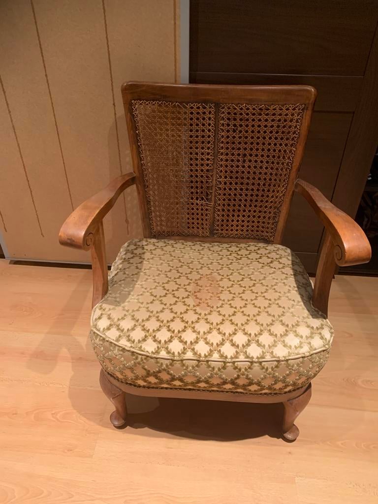 2 antieke zeteltjes, Antiek en Kunst, Antiek | Meubels | Stoelen en Sofa's, Ophalen