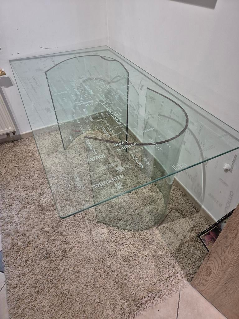 Bureau en verre