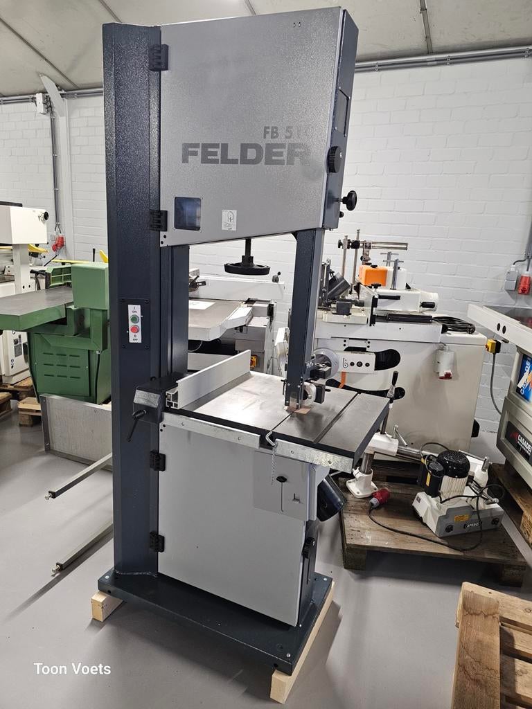 Lintzaag Felder Type FB510 nieuwstaat, Doe-het-zelf en Bouw, Ophalen, Lintzaag