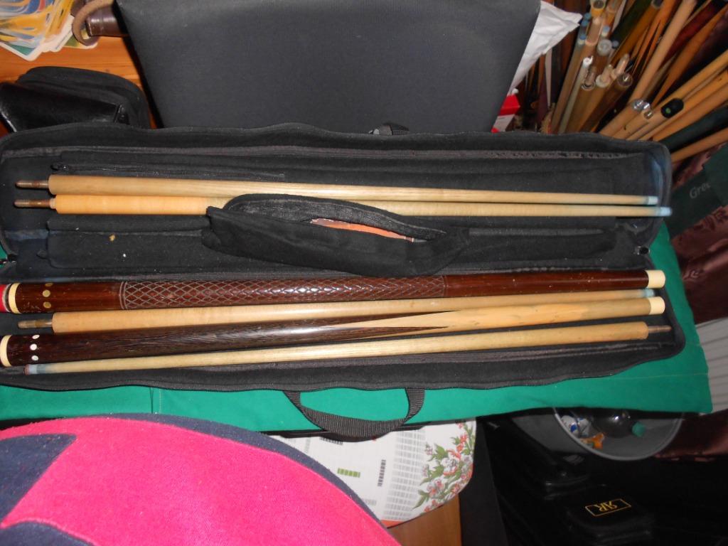 2X Biljart Keu mooie tas, Ophalen of Verzenden, Gebruikt, Keu of Ballen