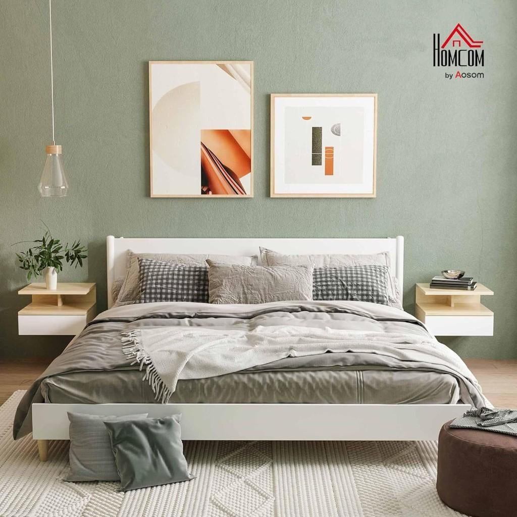 Set de 2 tables de chevet suspendues, Neuf, Moins de 55 cm, Moins de 45 cm, Enlèvement