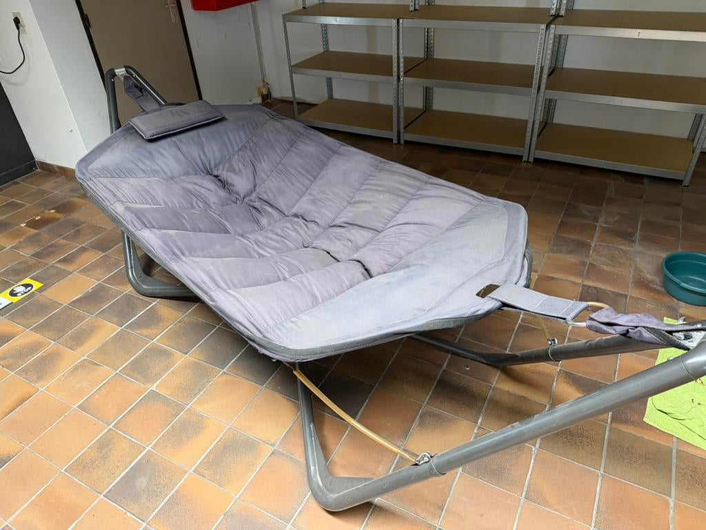 Hangmet met frame (buiten), Jardin & Terrasse, Hamacs, Avec support, Enlèvement, Utilisé, Multi-personne