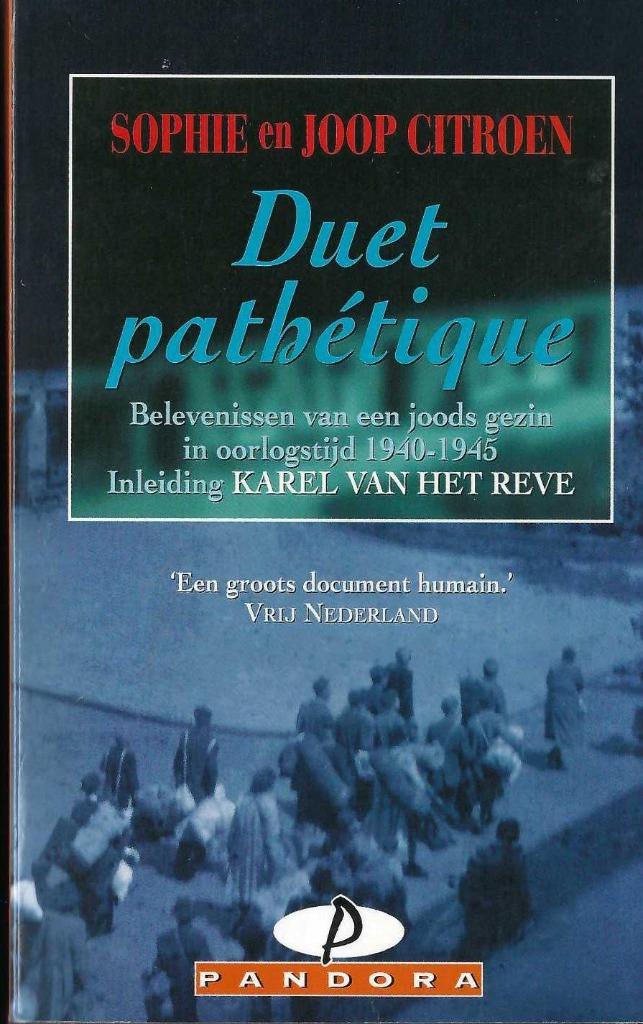 Duel Pathétique - Sophie en Joop Citroen, Nieuw, Ophalen of Verzenden, Nederland, Sophie & Joop Citroen