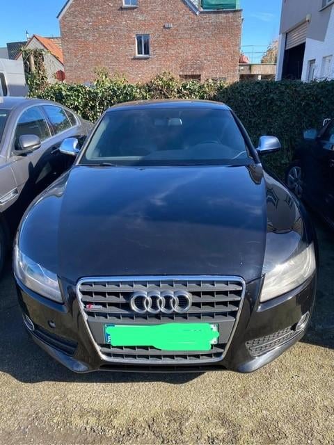 Audi A5 2.0 TFSI, Autos, Audi, Particulier, A5, Bluetooth, Essence, Euro 5, Coupé, 3 portes, Boîte manuelle, Noir, Noir, Cuir