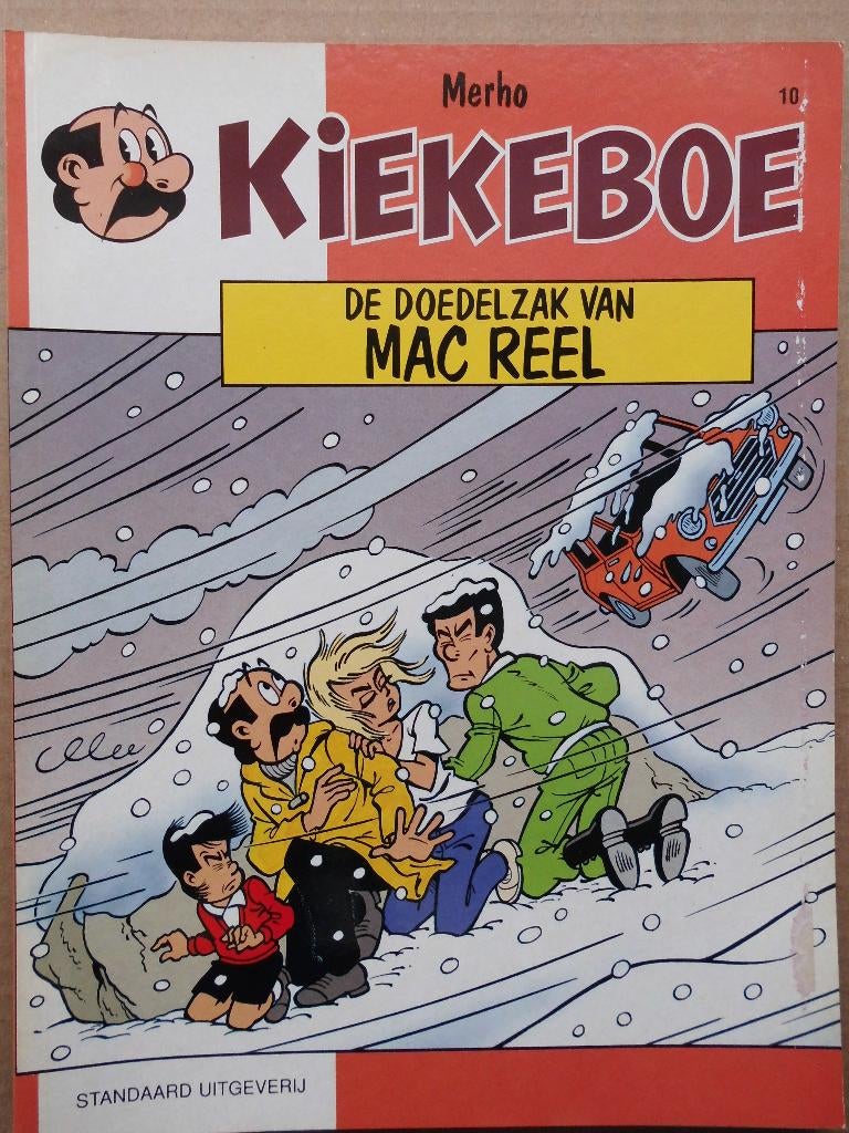 Kiekeboe - De doedelzak van Mac Reel, Gelezen, Eén stripboek, Merho, Ophalen of Verzenden