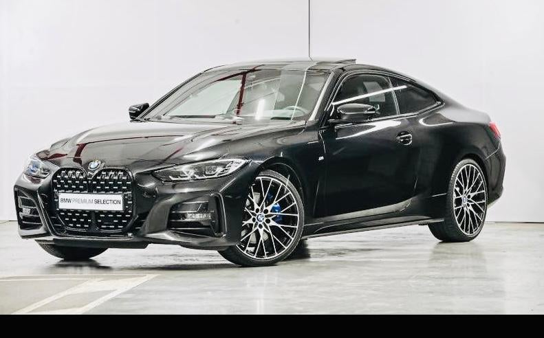 Bmw 4 serie 430i coupe M-pakket, Auto's, BMW, Automaat, Achterwielaandrijving, 4 cilinders, Zwart