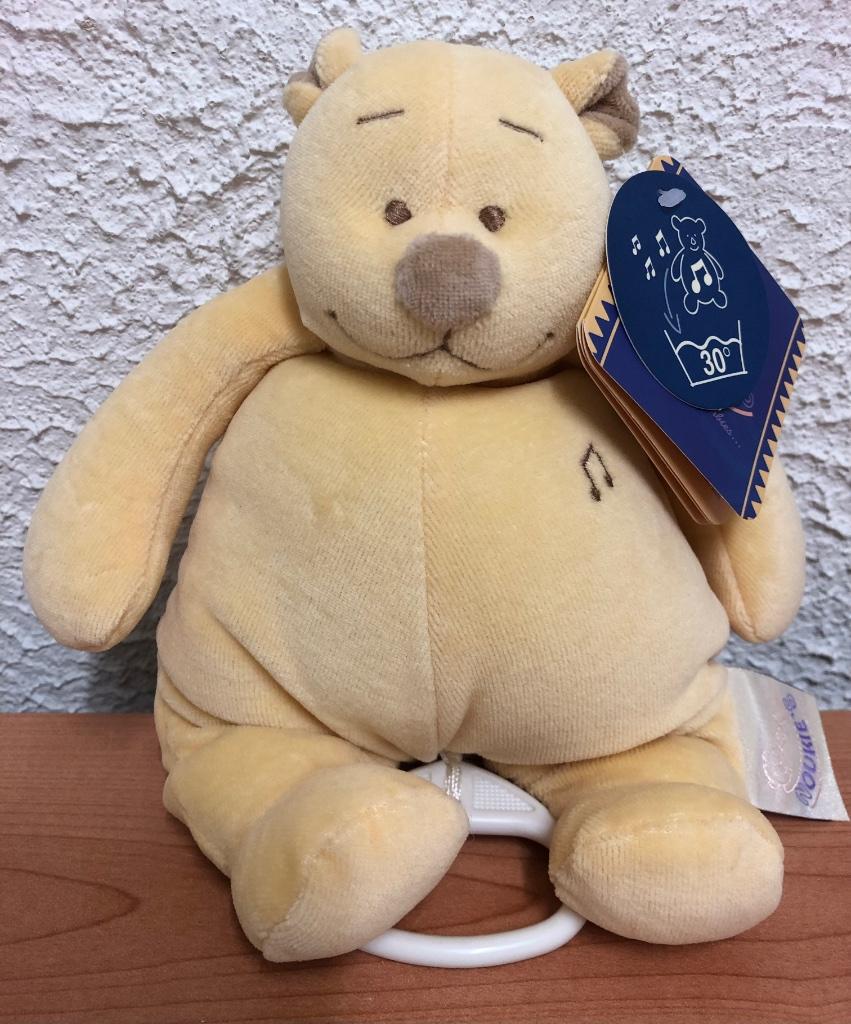 Zachte knuffel Noukies Tonton Beer musical beige. Nieuw!, Ophalen of Verzenden, Nieuw, Beer