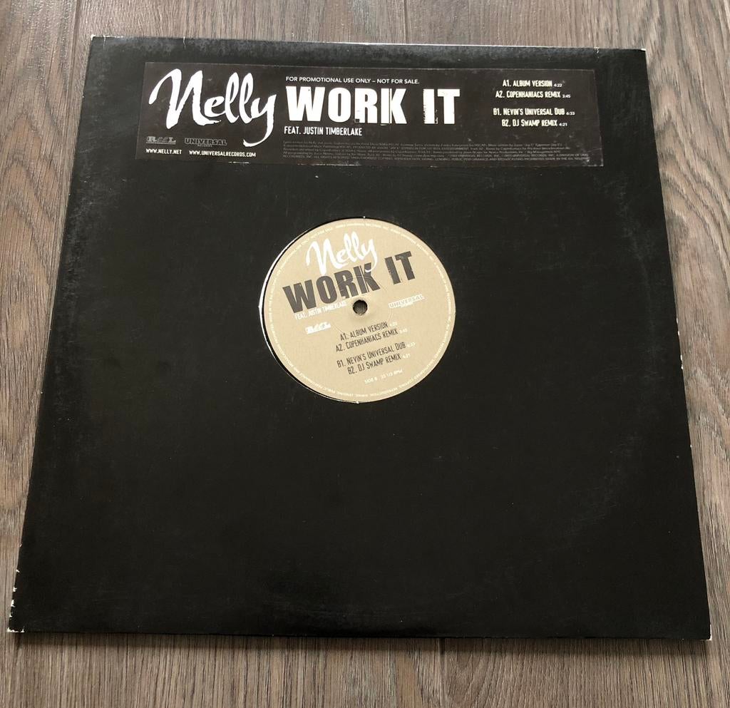 Nelly - Work It (maxi vinyle incl version album + remixes), Enlèvement ou Envoi, 2000 à nos jours, Utilisé, 12 pouces