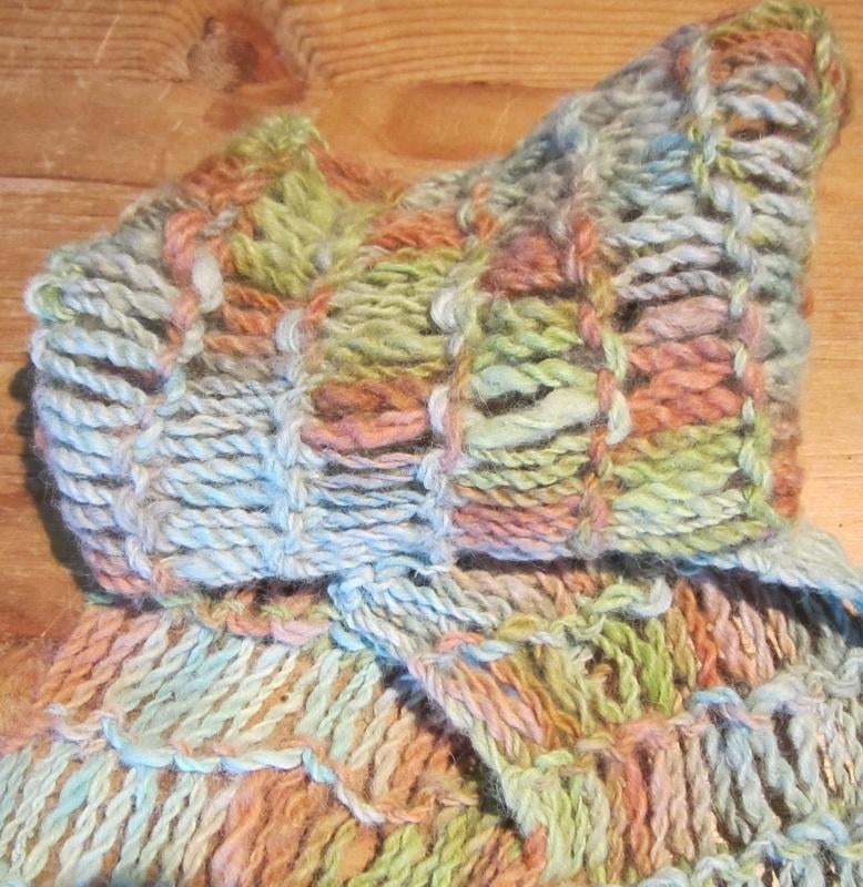 kindersjaal NIEUW handgekleurd 100% alpaca wol, Verzenden, Nieuw, Sjaal