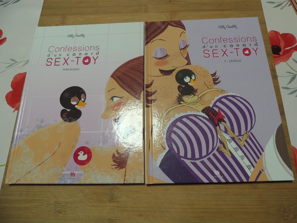 BEKENTENIS VAN EEN EENDENSEKSSPEELTJE 1 EN 2 EO TUBE, MILLY CHANTILLY, Complete serie of reeks, Ophalen of Verzenden, Zo goed als nieuw